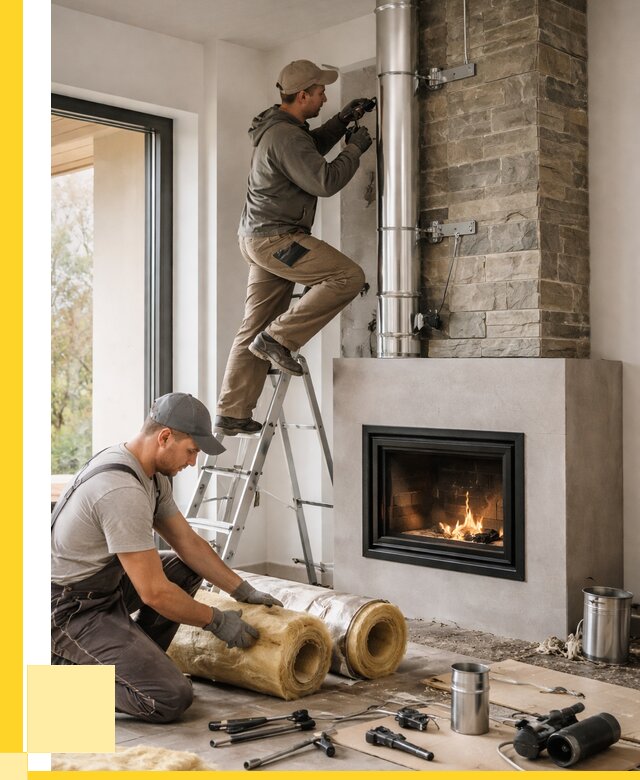 Монтаж дымоходов для каминов в Симферополе от 15581 р. ЭриданСим