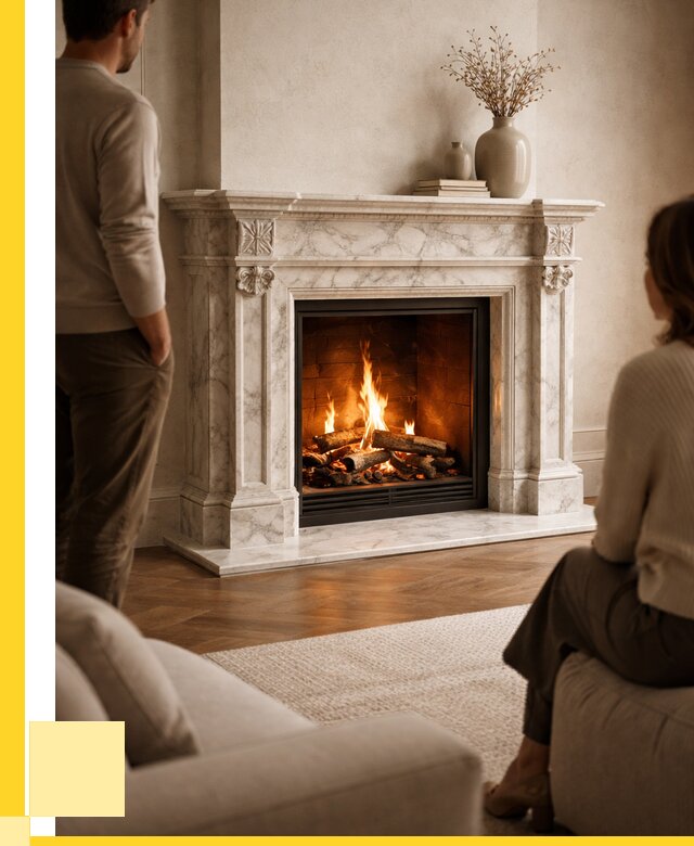 Мраморные камины под ключ в Симферополе от 259675 р. | ЭриданСим