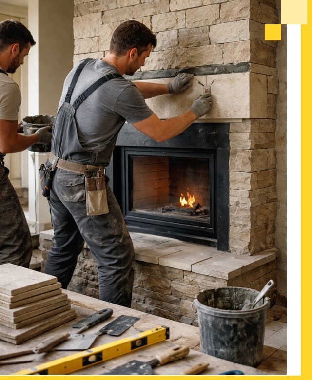 Проектирование и установка открытых каминов в Симферополе