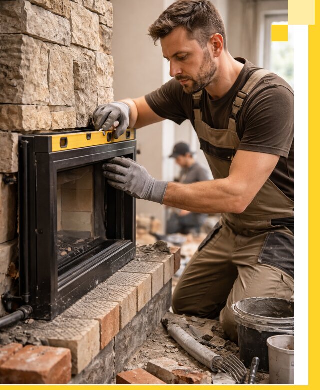 Дровяные камины под ключ в Симферополе: монтаж, обустройство