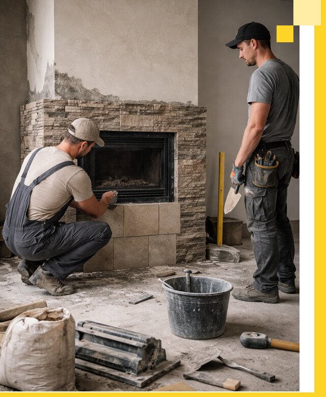 Камины под ключ в Симферополе: проект, изготовление и монтаж