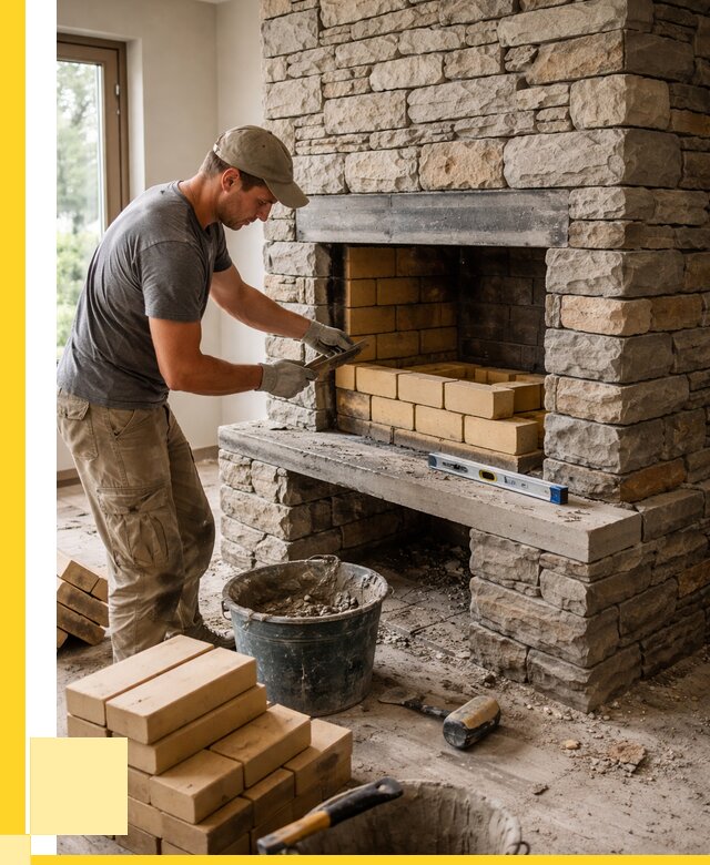 Кладка каминов и камина в Симферополе от 25968 р. ЭриданСим