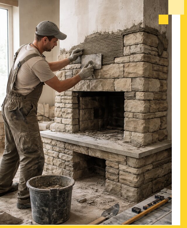 Строительство каминов под ключ в Симферополе от проектирования до монтажа