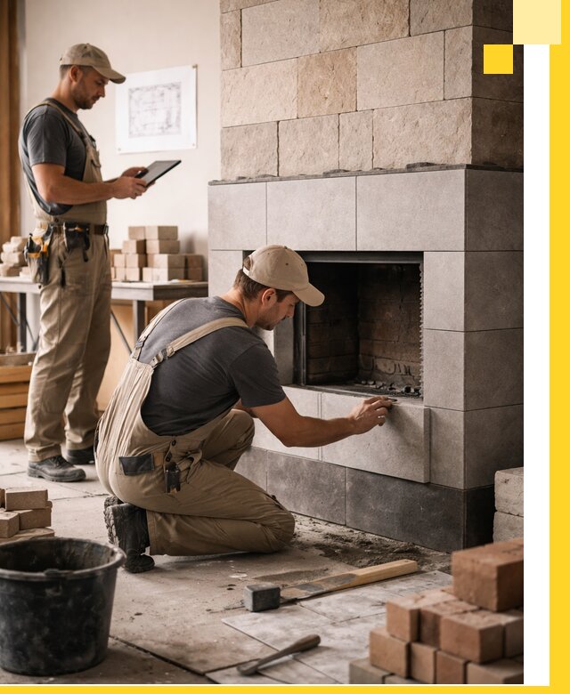 Индивидуальные проекты каминов и каминных систем в Симферополе