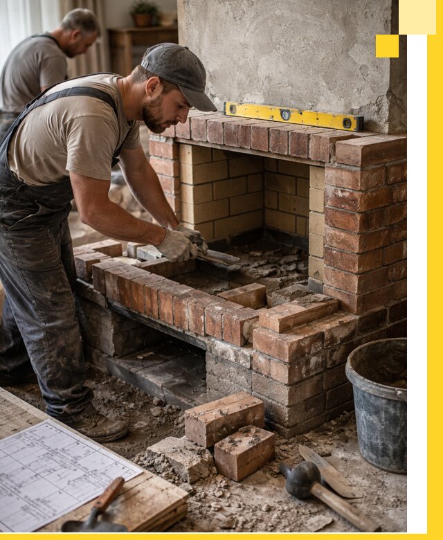 Изготовление и установка каминопечей под ключ в Симферополе