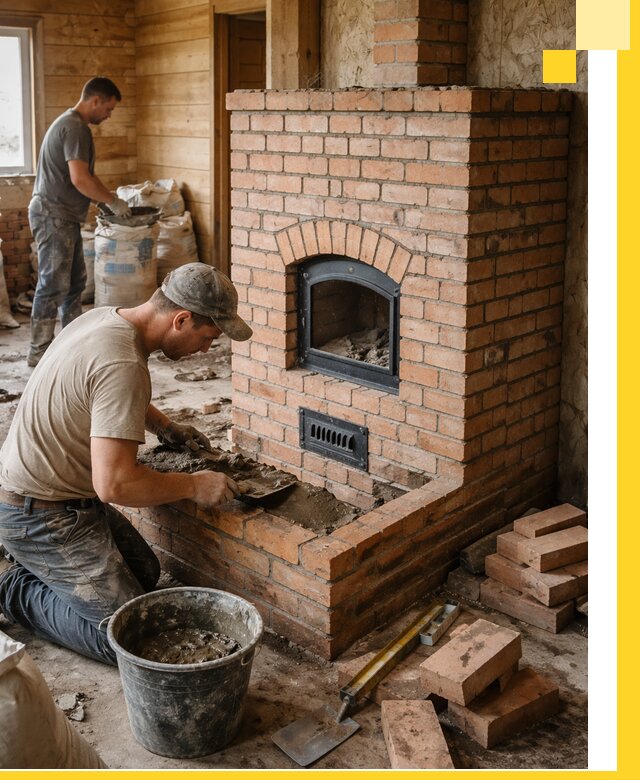 Профессиональное строительство печей в Симферополе под ключ