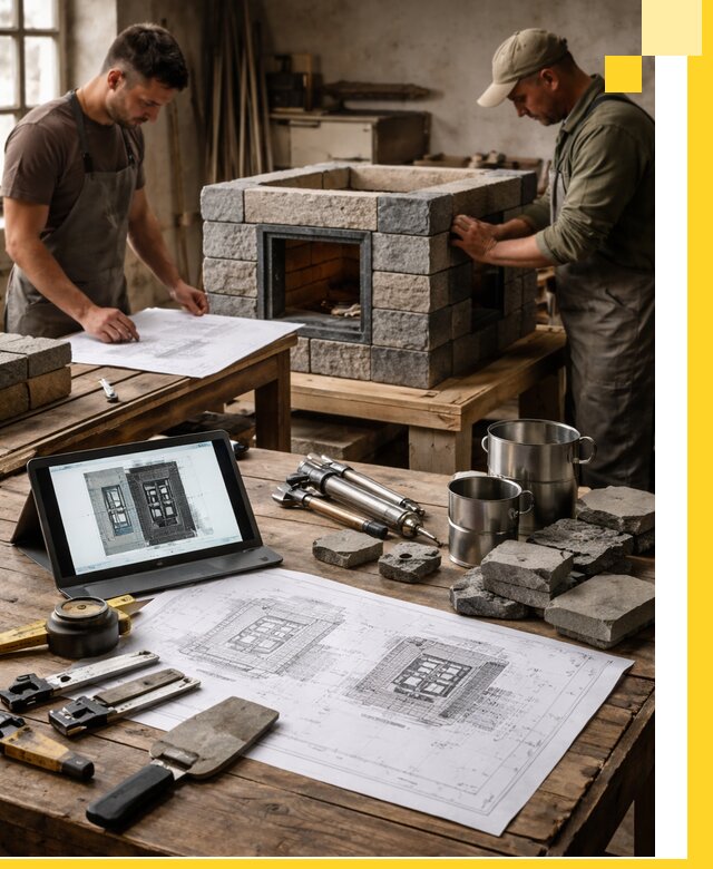 Разработка проектов печей с согласованием и монтажом в Симферополе