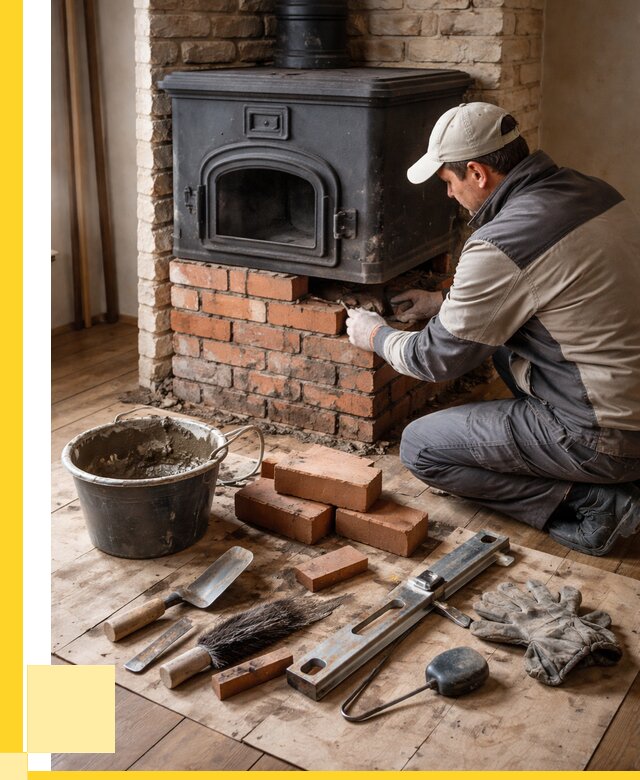 Ремонт печей в Симферополе от 12464 р., услуги печника ЭриданСим