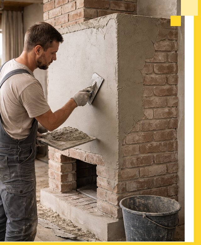 Отделка печей и облицовка каминов в Симферополе под ключ