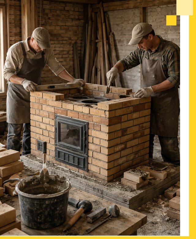 Изготовление и установка варочных печей под ключ в Симферополе