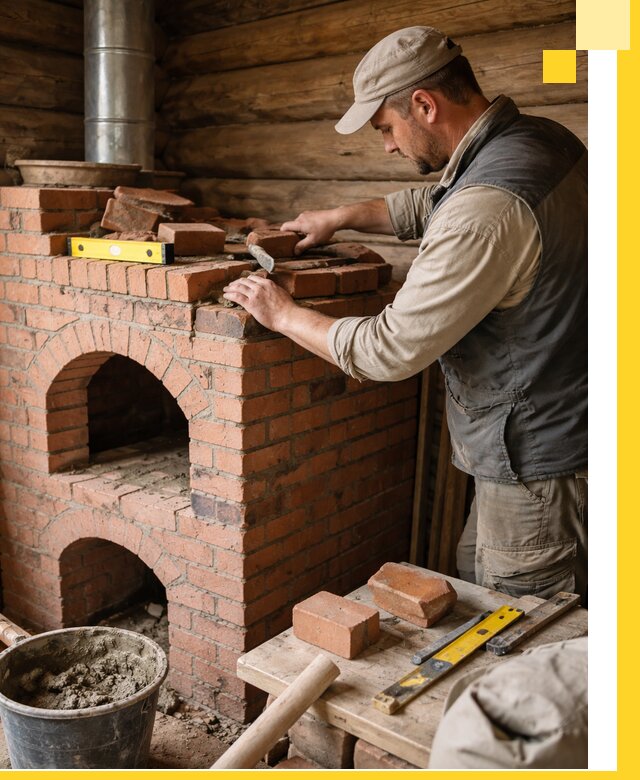 Изготовление и установка русских печей в Симферополе под ключ