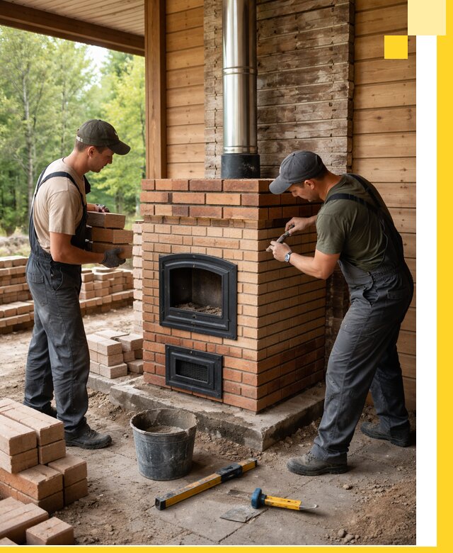 Производство и установка дачных печей под ключ в Симферополе