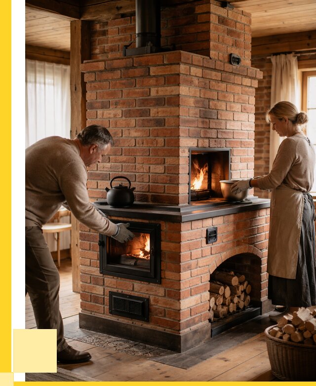 Печи для загородного дома под ключ в Симферополе от 83096 р. | ЭриданСим