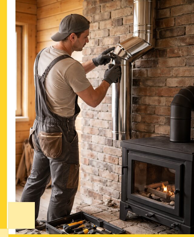 Монтаж дымоходов для печей в Симферополе от 7790 р. | ЭриданСим