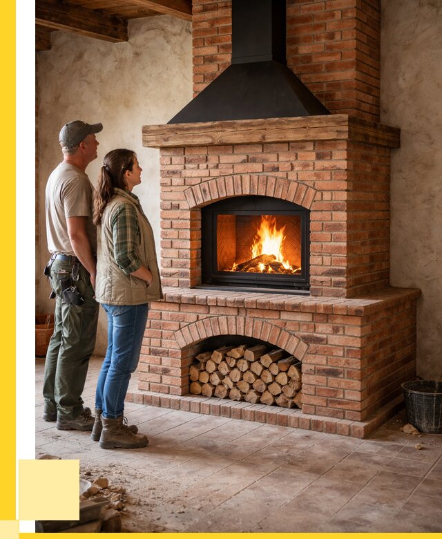 Печи камины из кирпича в Симферополе от 124644 р. | ЭриданСим