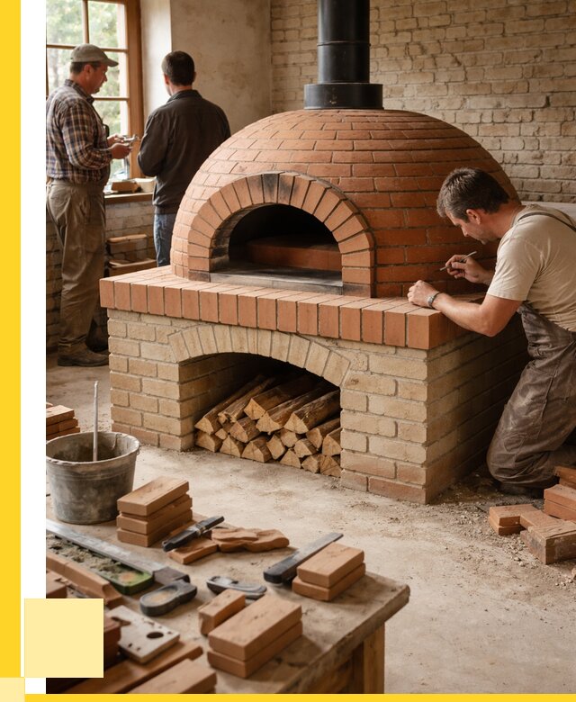 Помпейская печь дровяная для пиццы в Симферополе | ЭриданСим от 207740 р.