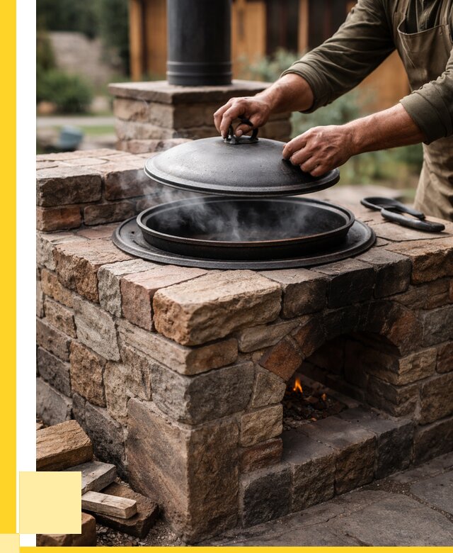 Печи для казана в Симферополе по цене от 18697 р. | ЭриданСим