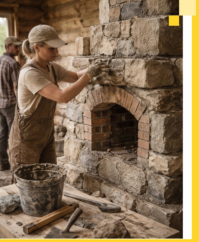 Каменные печи на заказ и монтаж в Симферополе, долговечные решения