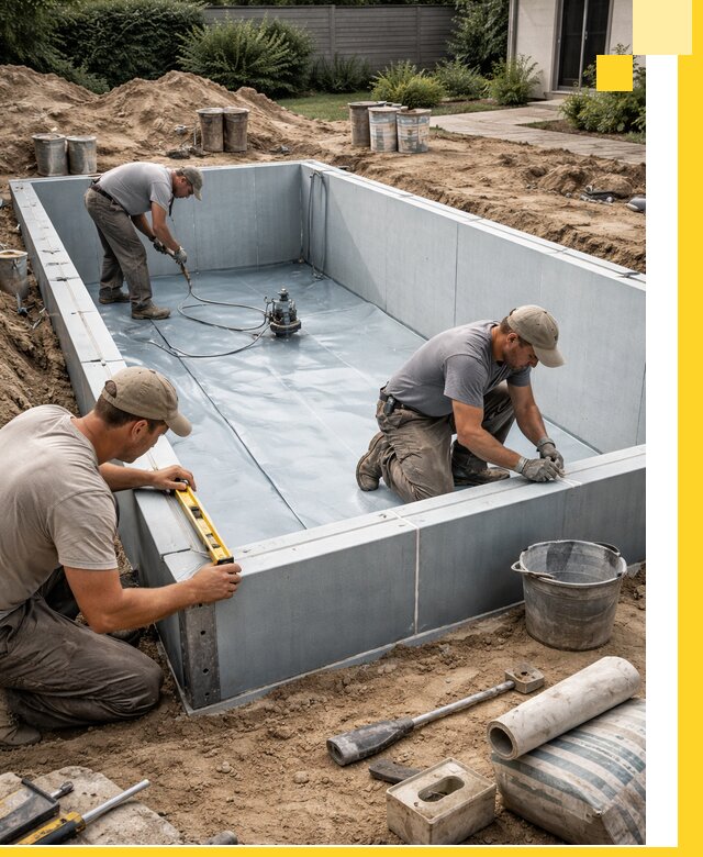 Профессиональный монтаж бассейнов под ключ в Симферополе с гарантией