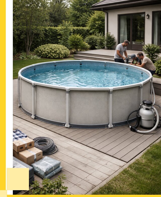 Купить каркасные бассейны в Симферополе от 46742 р. | ЭриданСим