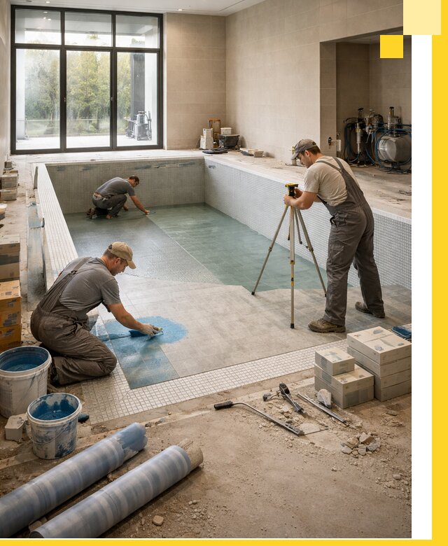 Проект и строительство закрытых бассейнов в Симферополе под ключ