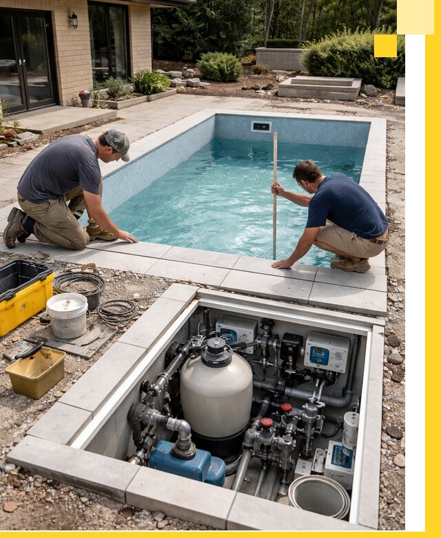 Строительство качественных домашних бассейнов под ключ в Симферополе