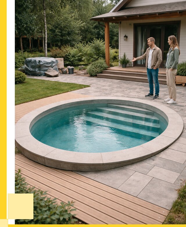 Бассейн на даче под ключ в Симферополе от 207740 р., ЭриданСим