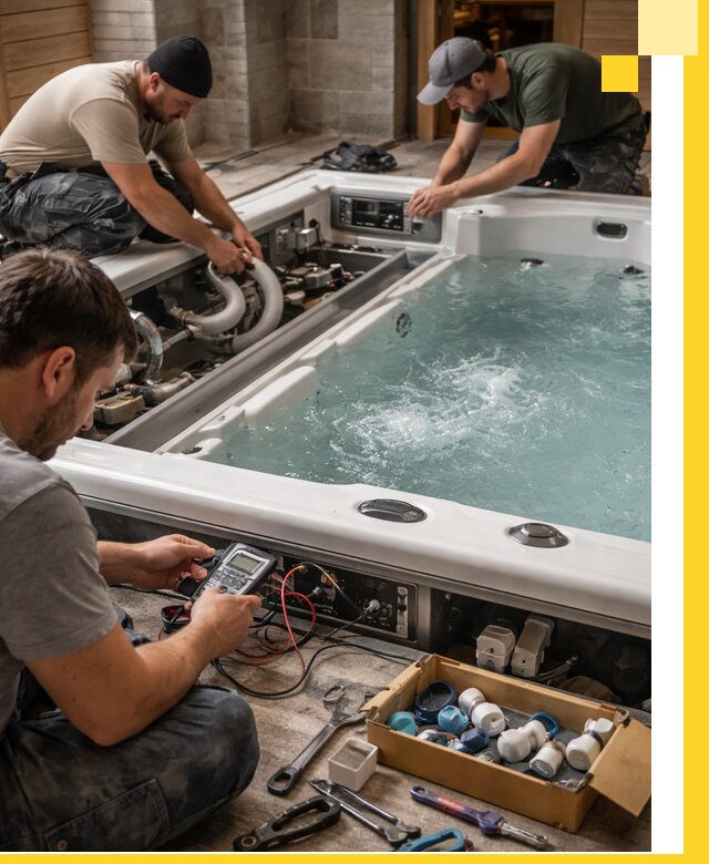 Гидромассажные бассейны под ключ в Симферополе, дизайн и монтаж