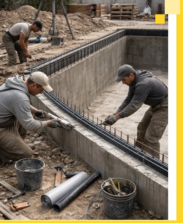 Качественный монтаж чаши бассейна в Симферополе под ключ с гарантией