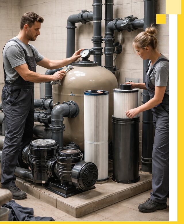 Фильтры и системы фильтрации для бассейнов в Симферополе