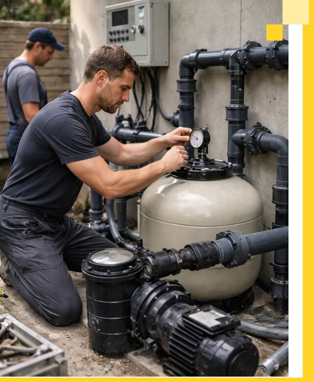 Поставка и монтаж фильтровального оборудования для бассейнов в Симферополе