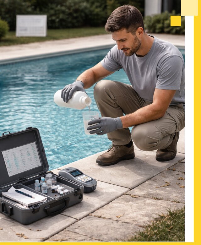 Профессиональная дезинфекция воды в бассейне в Симферополе