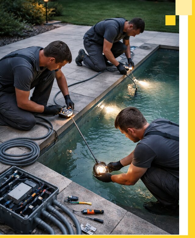 Профессиональное освещение бассейнов в Симферополе: дизайн и монтаж