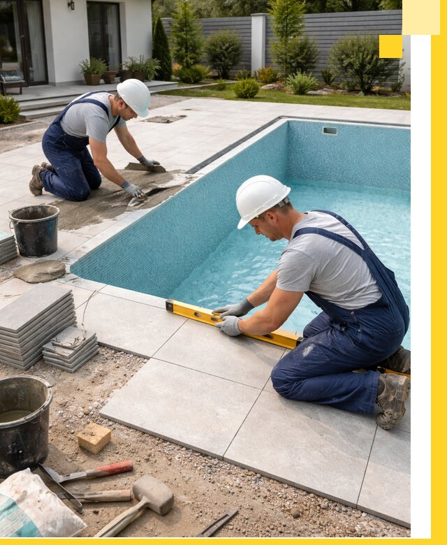 Строительство и монтаж плавательных бассейнов под ключ в Симферополе