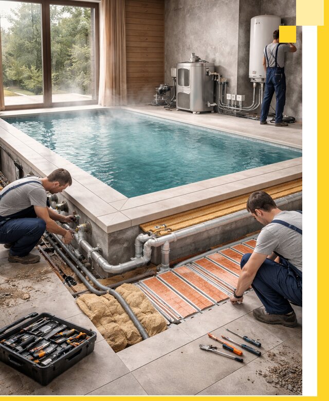 Проектирование и строительство тёплых бассейнов в Симферополе