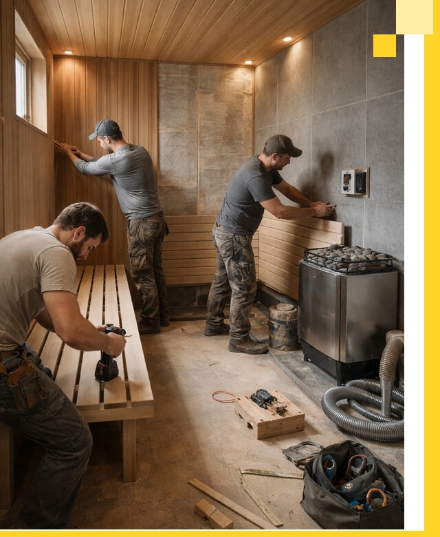 Сауны под ключ в Симферополе, проектирование, строительство, отделка