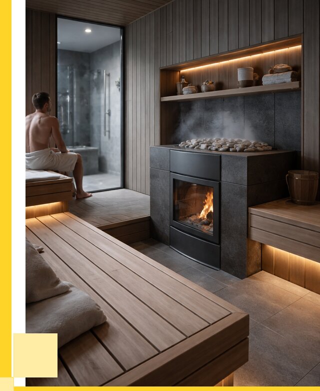 Проект сауны в частном доме в Симферополе от 36355 р. | ЭриданСим