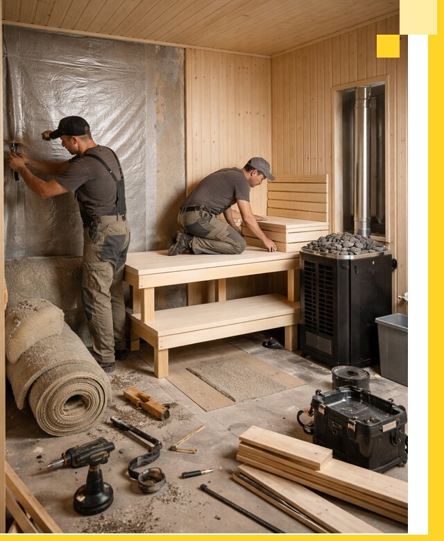 Проекты саун под ключ в Симферополе дизайн и строительство