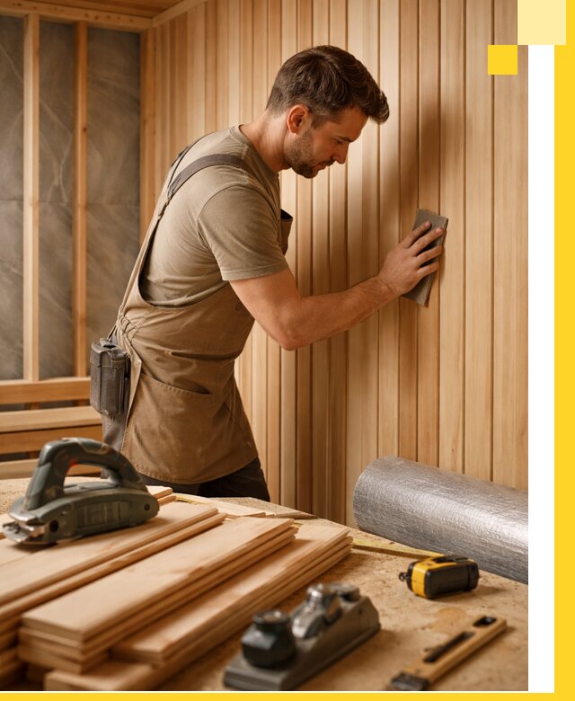 Профессиональная отделка саун и парных под ключ в Симферополе