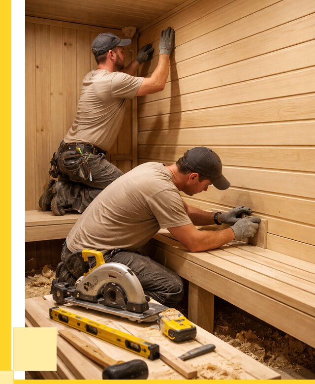 Обшивка саун вагонкой в Симферополе от 2597 р. | ЭриданСим