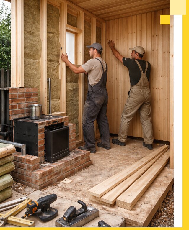 Строительство и установка дачных саун под ключ в Симферополе