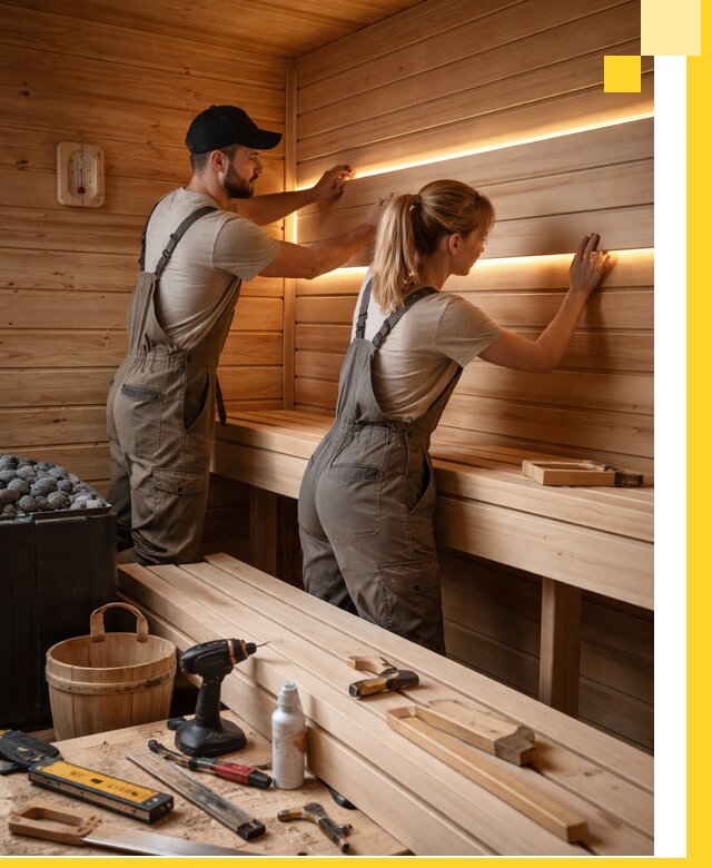 Дизайн саун и бань под ключ с индивидуальным проектом в Симферополе