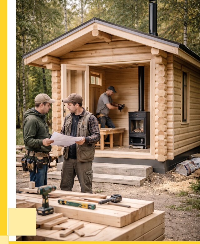 Монтаж бань под ключ в Симферополе — от 207740 р. | ЭриданСим