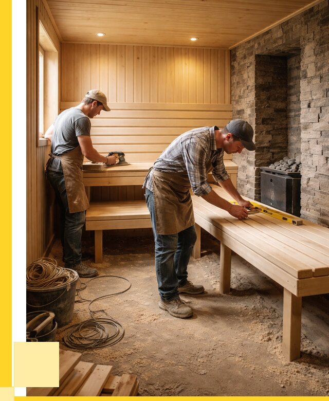 Отделка бани в Симферополе: внутренняя отделка от 3116 р. | ЭриданСим