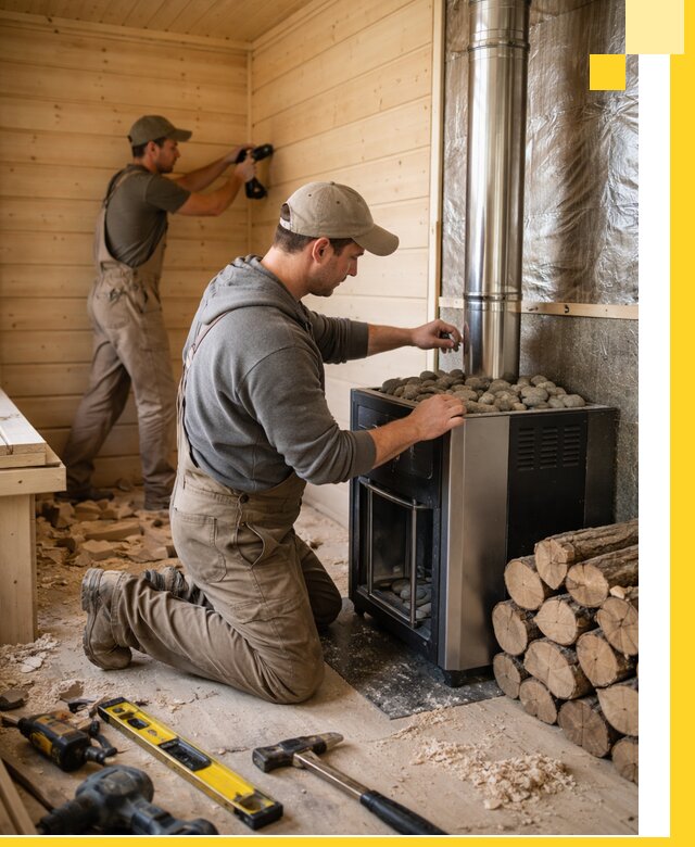 Строительство деревянных бань под ключ в Симферополе проекты и монтаж