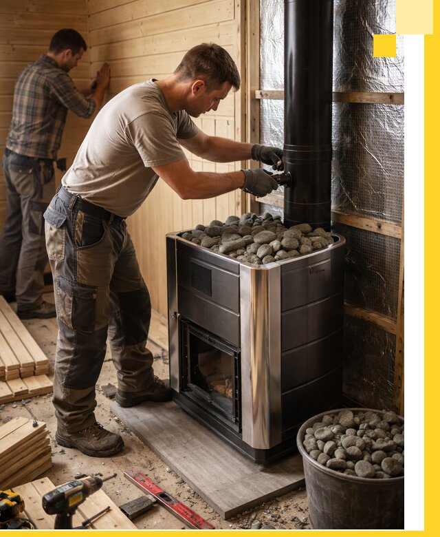 Проектирование и строительство парилок для бани в Симферополе под ключ