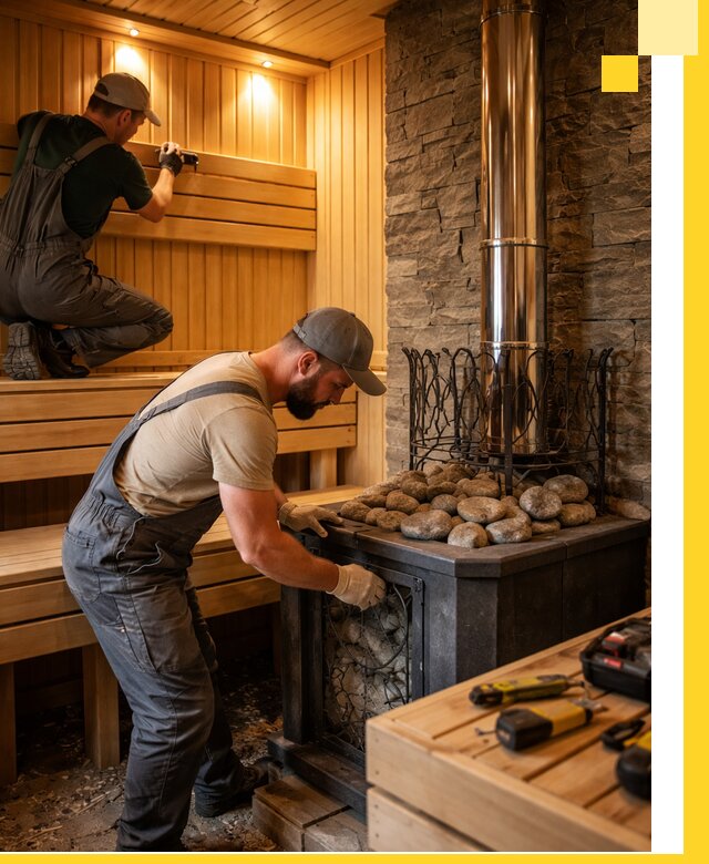 Комплексный дизайн бань, саун и зон отдыха в Симферополе