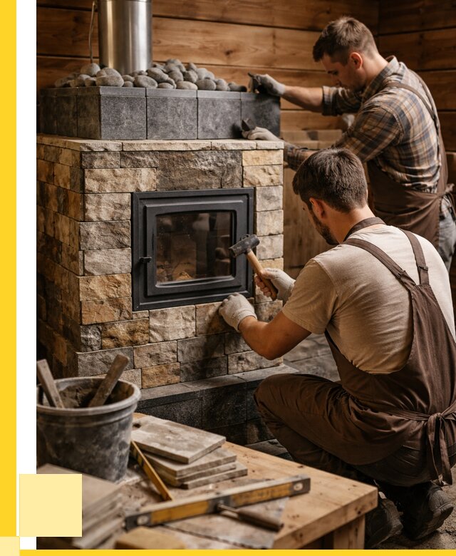 Облицовка банной печи в Симферополе от 15581 р. | ЭриданСим