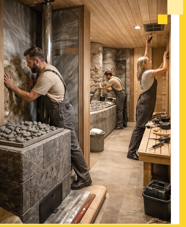 Строительство бань и SPA процедур в Симферополе под ключ и отделкой