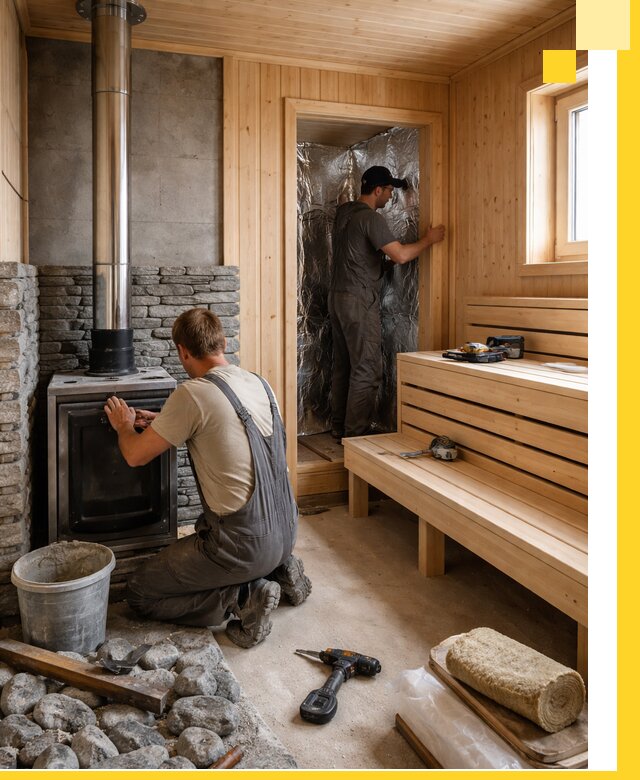 Строительство и изготовление бань под ключ в Симферополе